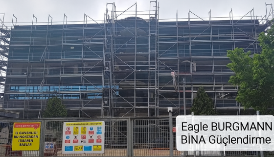EAGLEBURGMAN MERKEZ BİNA KOLONLARDA FRP GÜÇLENDİRME